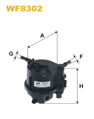 Фільтр палива   WF8302   WIX FILTERS