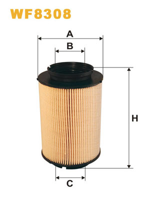 Фільтр палива   WF8308   WIX FILTERS