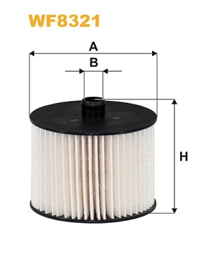 Фільтр палива   WF8321   WIX FILTERS