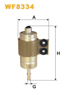 Топливный фильтр   WF8334   WIX FILTERS