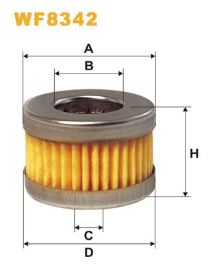 Фільтр палива   WF8342   WIX FILTERS