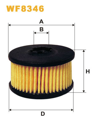 Фільтр палива   WF8346   WIX FILTERS