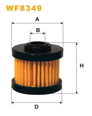 Фільтр палива   WF8349   WIX FILTERS