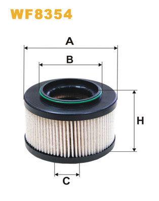 Топливный фильтр   WF8354   WIX FILTERS