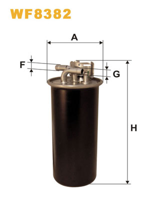 Фільтр палива   WF8382   WIX FILTERS