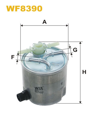 Фільтр палива   WF8390   WIX FILTERS