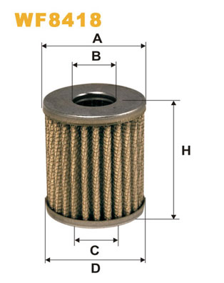 Фільтр палива   WF8418   WIX FILTERS