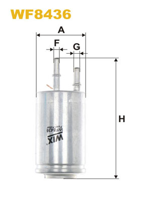 Фільтр палива   WF8436   WIX FILTERS