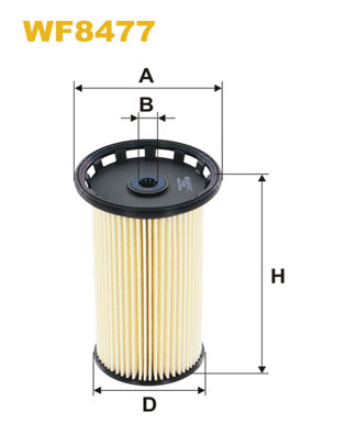 Фільтр палива   WF8477   WIX FILTERS