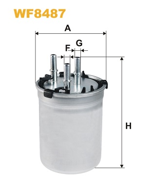 Фільтр палива   WF8487   WIX FILTERS