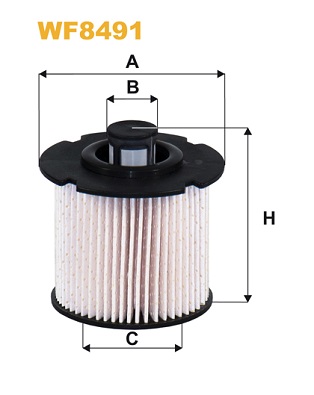 Топливный фильтр   WF8491   WIX FILTERS