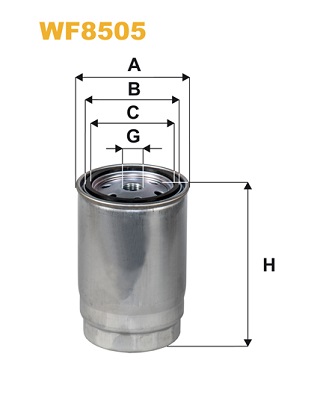 Фільтр палива   WF8505   WIX FILTERS