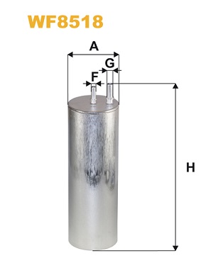 Фільтр палива   WF8518   WIX FILTERS