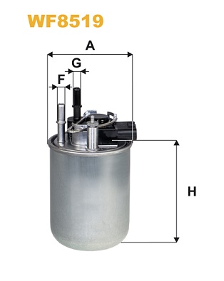 Топливный фильтр   WF8519   WIX FILTERS