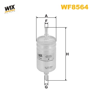 Фільтр палива   WF8564   WIX FILTERS