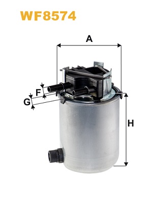 Топливный фильтр   WF8574   WIX FILTERS