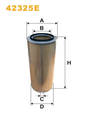 Воздушный фильтр   42325E   WIX FILTERS