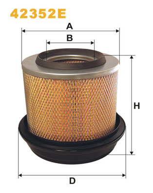 Воздушный фильтр   42352E   WIX FILTERS