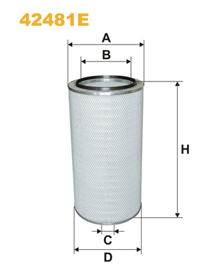 Повітряний фільтр   42481E   WIX FILTERS