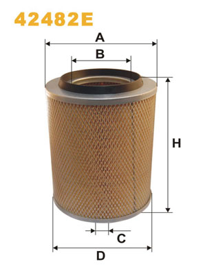 Повітряний фільтр   42482E   WIX FILTERS