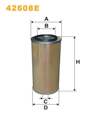 Повітряний фільтр   42608E   WIX FILTERS