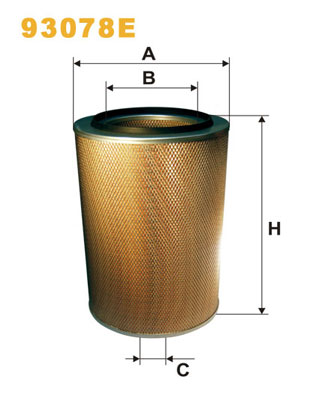 Повітряний фільтр   93078E   WIX FILTERS