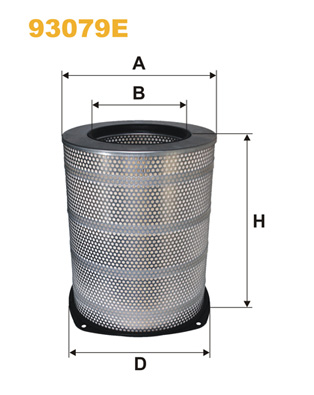 Повітряний фільтр   93079E   WIX FILTERS