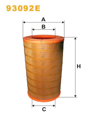 Повітряний фільтр   93092E   WIX FILTERS