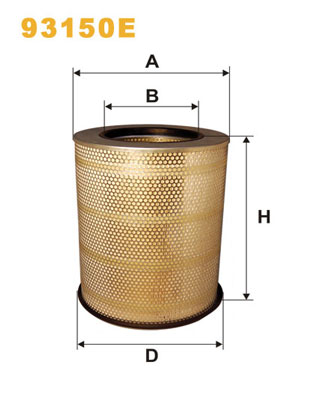 Повітряний фільтр   93150E   WIX FILTERS