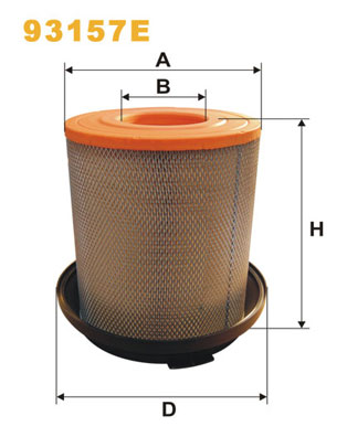 Повітряний фільтр   93157E   WIX FILTERS