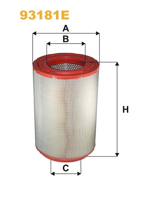 Повітряний фільтр   93181E   WIX FILTERS