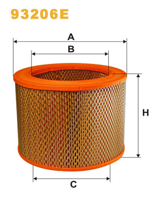 Повітряний фільтр   93206E   WIX FILTERS