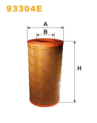 Повітряний фільтр   93304E   WIX FILTERS