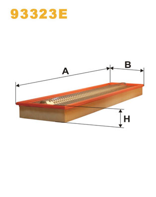 Повітряний фільтр   93323E   WIX FILTERS