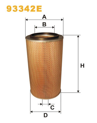 Повітряний фільтр   93342E   WIX FILTERS