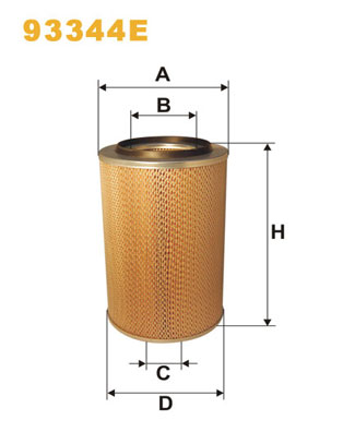 Повітряний фільтр   93344E   WIX FILTERS