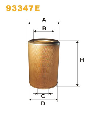 Повітряний фільтр   93347E   WIX FILTERS