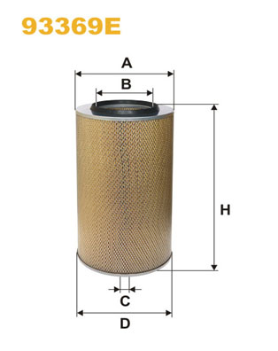 Повітряний фільтр   93369E   WIX FILTERS