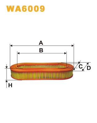 Повітряний фільтр   WA6009   WIX FILTERS