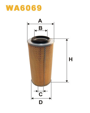 Повітряний фільтр   WA6069   WIX FILTERS