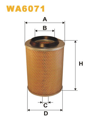 Повітряний фільтр   WA6071   WIX FILTERS