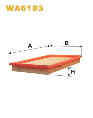 Повітряний фільтр   WA6183   WIX FILTERS
