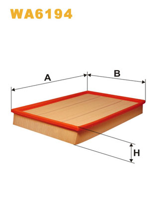 Повітряний фільтр   WA6194   WIX FILTERS
