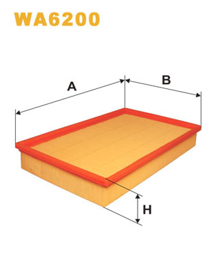 Повітряний фільтр   WA6200   WIX FILTERS