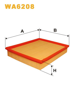 Воздушный фильтр   WA6208   WIX FILTERS