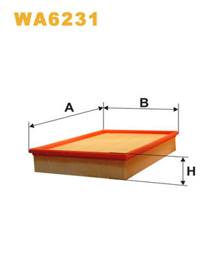 Воздушный фильтр   WA6231   WIX FILTERS