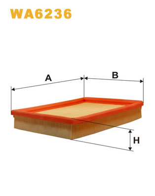 Повітряний фільтр   WA6236   WIX FILTERS