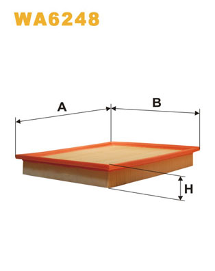 Повітряний фільтр   WA6248   WIX FILTERS