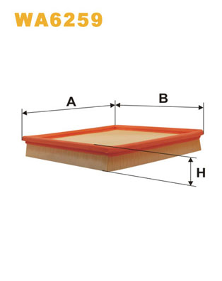 Повітряний фільтр   WA6259   WIX FILTERS