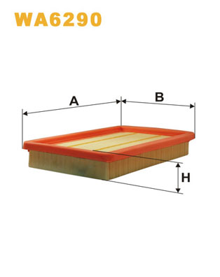 Воздушный фильтр   WA6290   WIX FILTERS